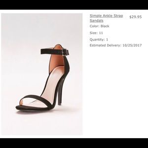 David’s Bridal Simple Ankle Trap